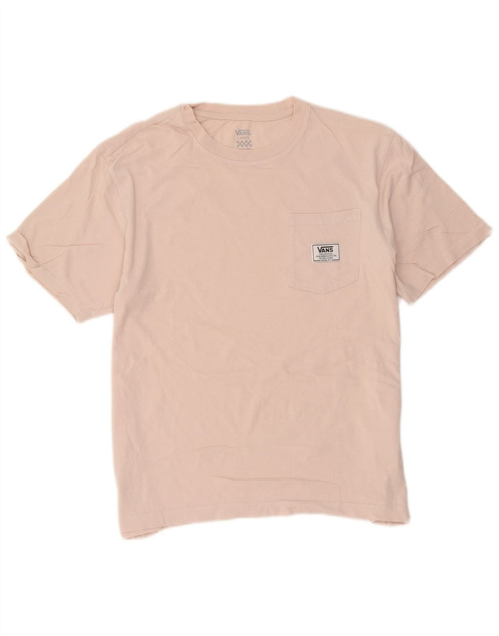 Camiseta Vans Hombre Top Large Rosa Algodón