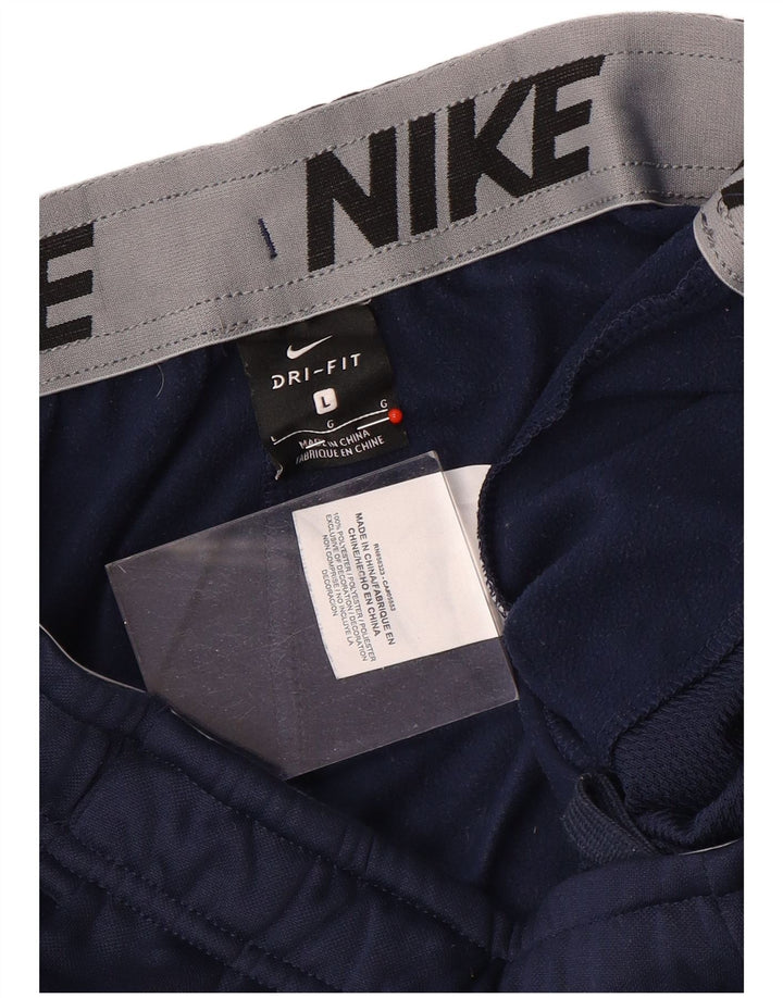 Nike Michigan - Pantalón de chándal para hombre, talla grande, poliéster, color azul marino