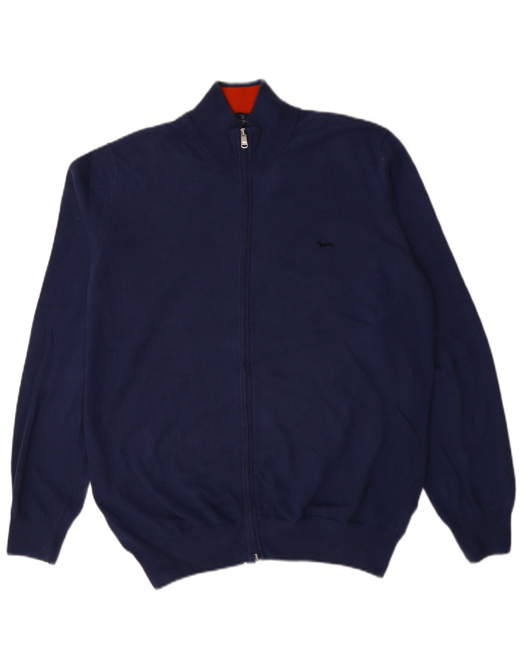 Harmont & Blaine Cárdigan para hombre XL Algodón azul marino