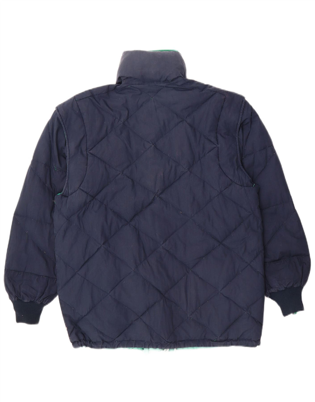 DOLOMITE Mens Hooded Reversible Padded Jacket UK 30 3XS Green Polyester