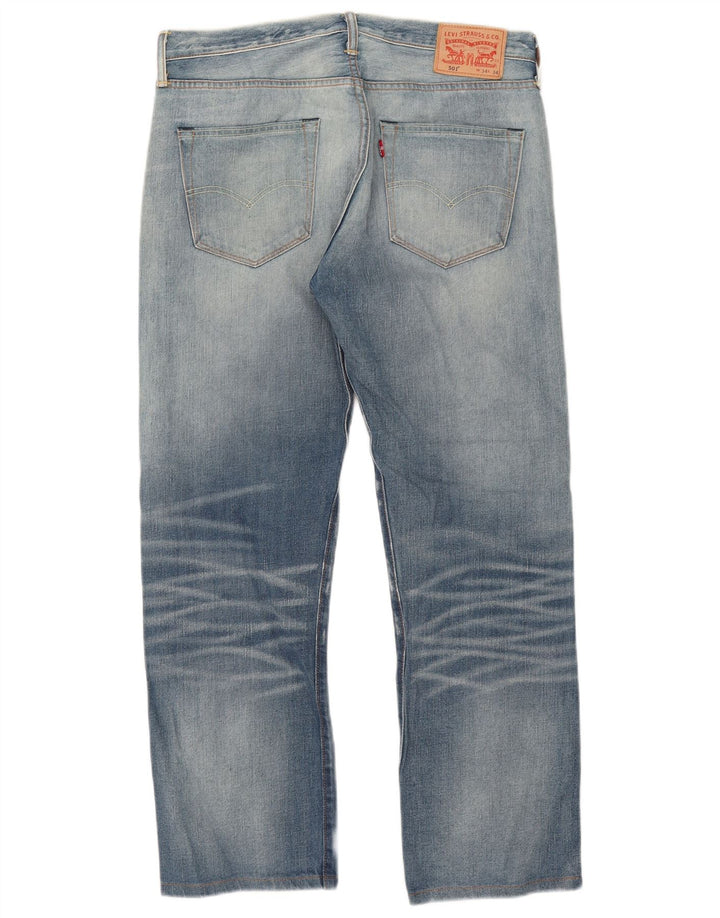 Levi's Jeans rectos 501 para hombre W34 L28 Algodón azul