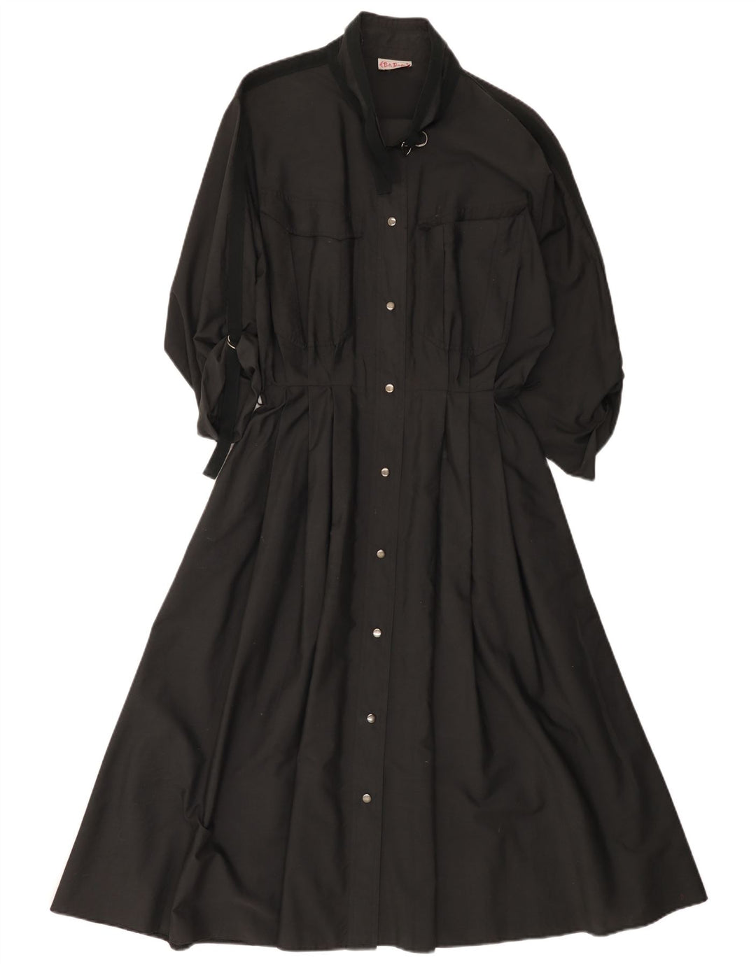BETTY BARCLAY Vestido largo de manga 3/4 para mujer UK 46 Grande Negro