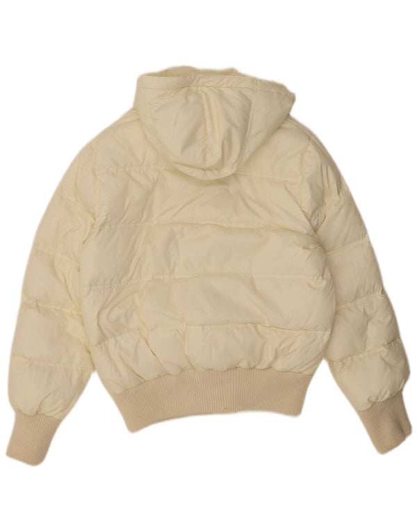 KOCCA Chaqueta acolchada con capucha para mujer UK 18 XL Poliamida blanco roto