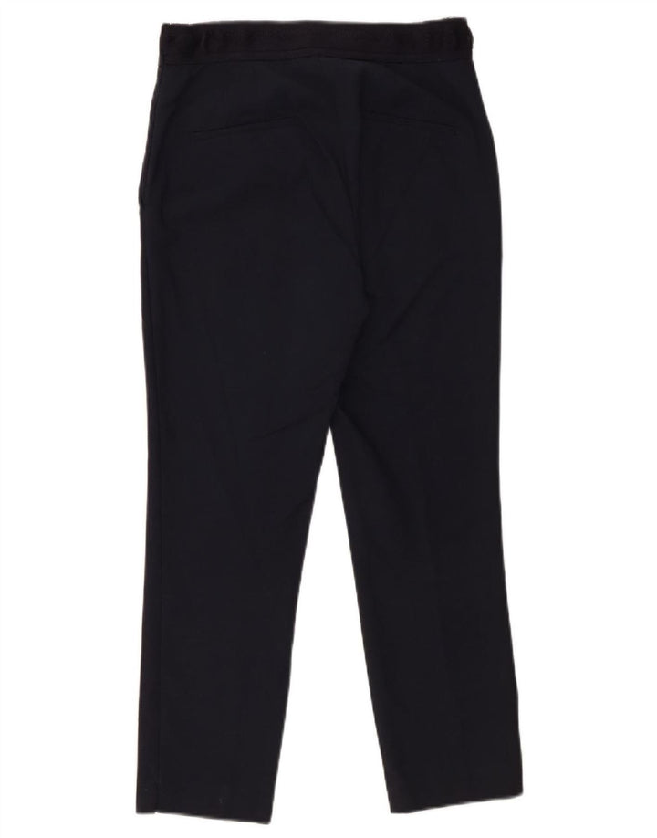 Zara Mujer Pantalones Cortos Pequeños W26 L25 Azul Marino