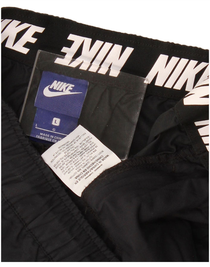 Nike - Pantalones de chándal para mujer, talla 40, talla grande, algodón negro