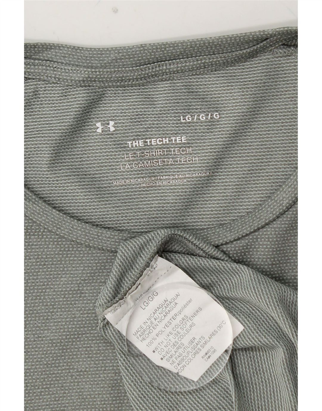 UNDER ARMOUR Camiseta para hombre Top Large Verde Poliéster