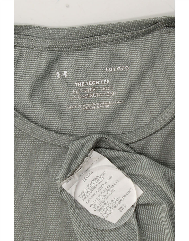 UNDER ARMOUR Camiseta para hombre Top Large Verde Poliéster