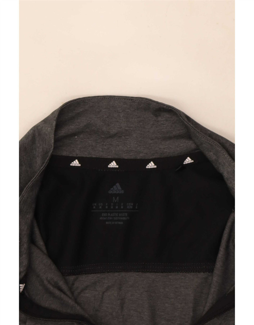 Adidas Hombre Aeroready Jersey Chándal Top Gris Medio Colorblock