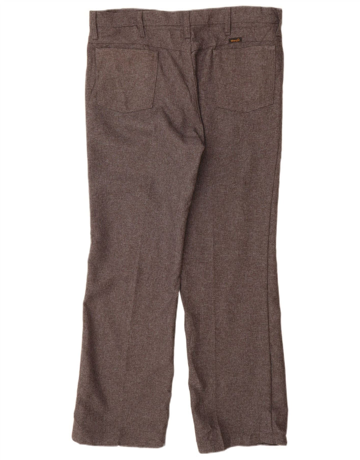 Wrangler Pantalones Casuales Rectos Para Hombre W38 L30 Poliéster Gris