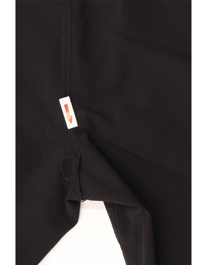 Volcom Pantalones cortos chinos para hombre grande W34 poliéster negro