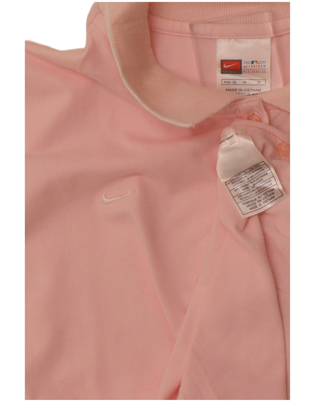 NIKE Polo Saint Louis Cardinals para mujer US 8/10 Algodón rosa mediano