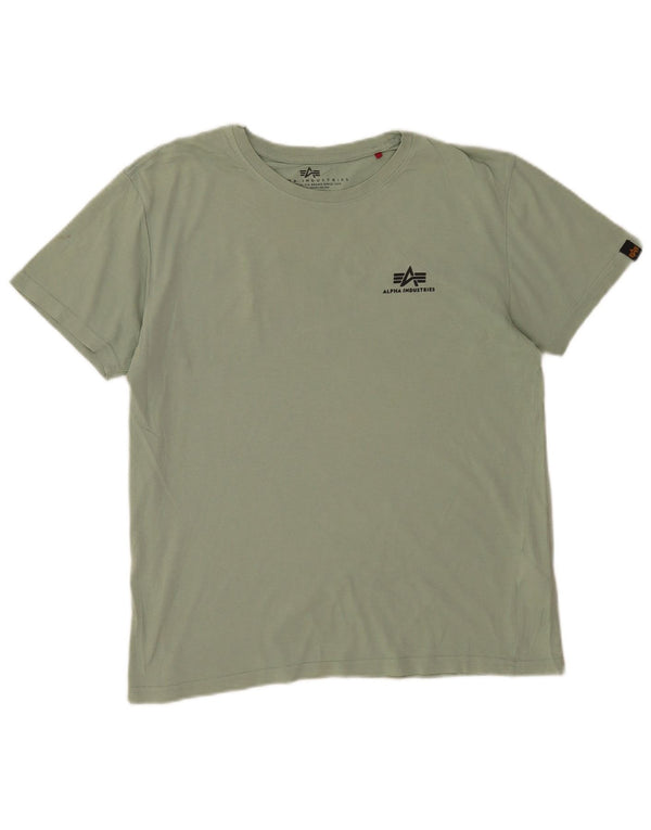 Alpha Industries - Camiseta para hombre, color verde medio