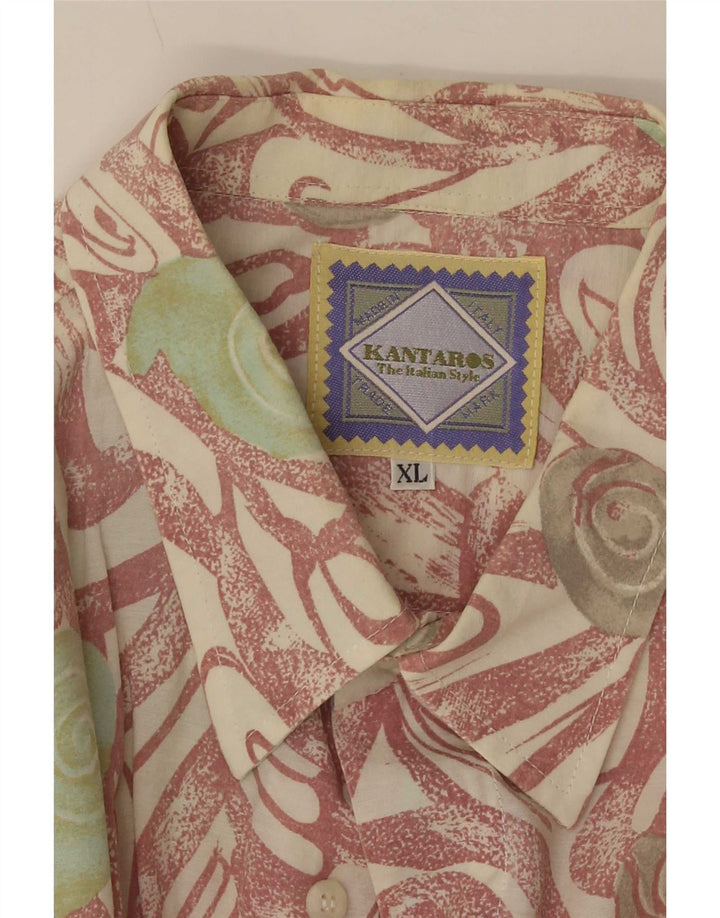 Kantaros Hombre Camisa Estampado Abstracto XL Multicolor