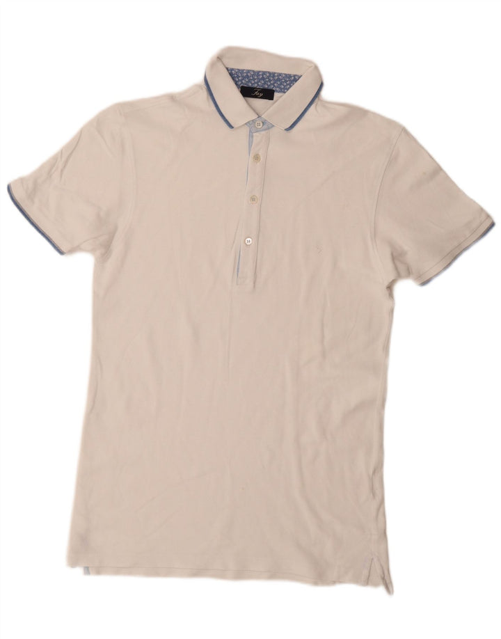 Fay Polo Hombre IT 46 Small Blanco Algodón