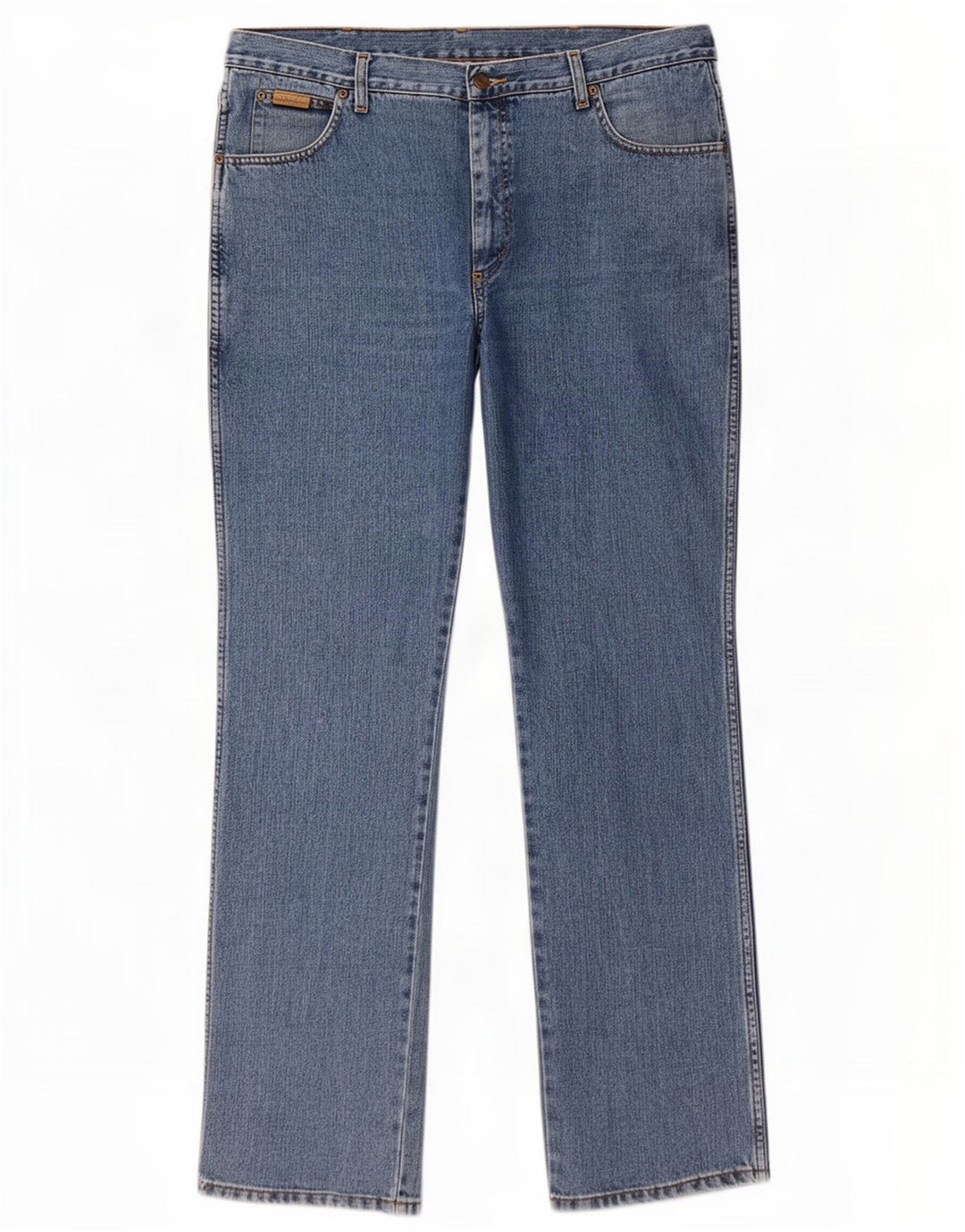 Wrangler Vaqueros rectos Texas para hombre W38 L34 Algodón azul