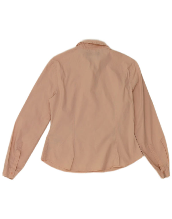 Camisa Marks & Spencer para mujer UK 10 Small Pink Cotton