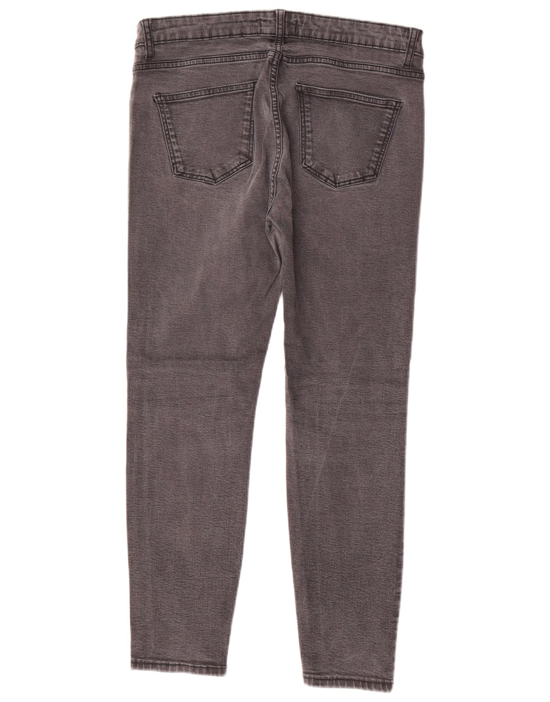 Zara Jeans Slim para Mujer EU 42 Large W32 L26 Gris