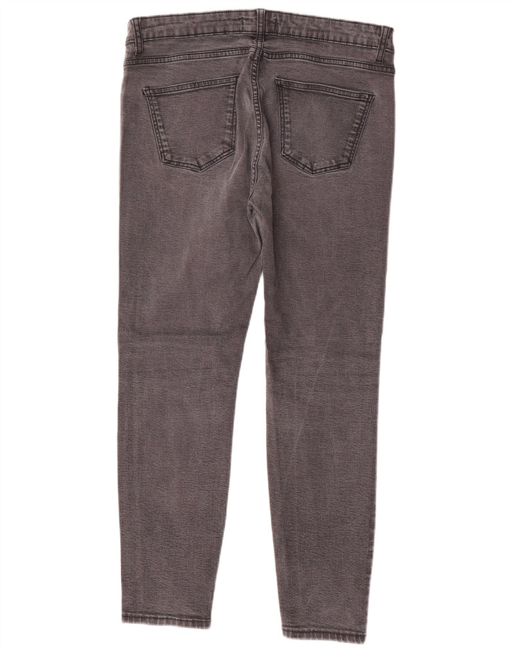 Zara Jeans Slim para Mujer EU 42 Large W32 L26 Gris