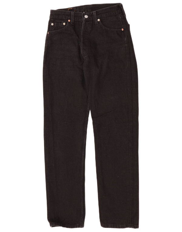 Levi's Vaqueros rectos 501 para hombre W30 L32 Algodón negro