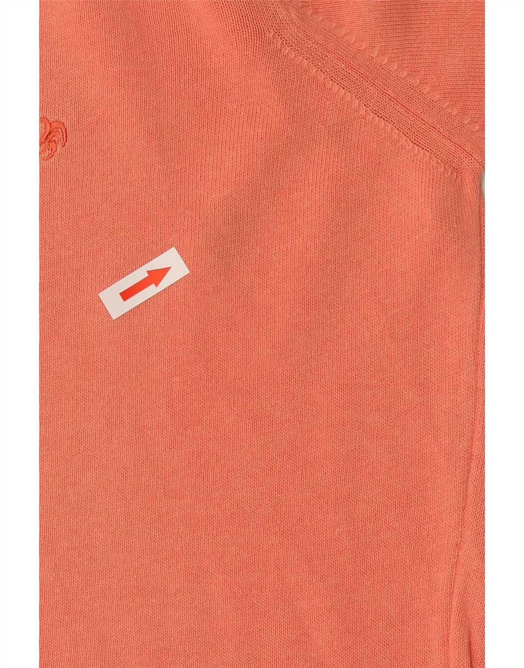 Il Granchio Jersey De Cuello Redondo Para Hombre Algodón Naranja Medio