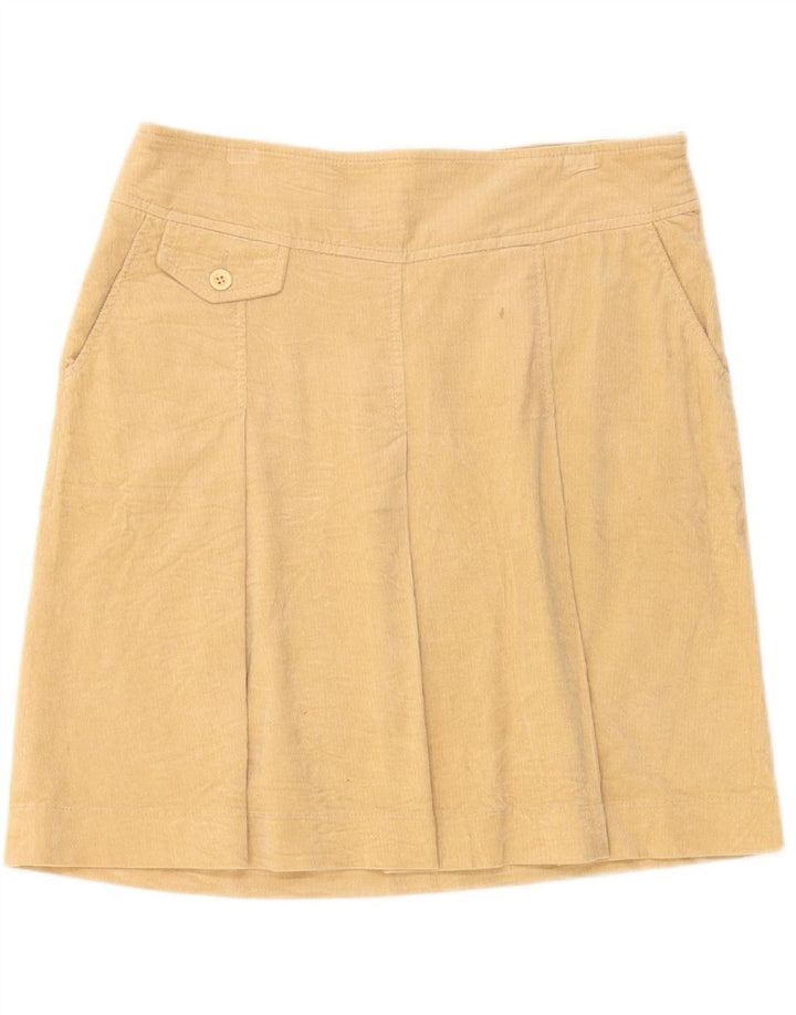 WOOLRICH Womens Corduroy Skirt W30 Medium Beige Cotton Vintage Woolrich and Second-Hand Woolrich from Messina Hembry 