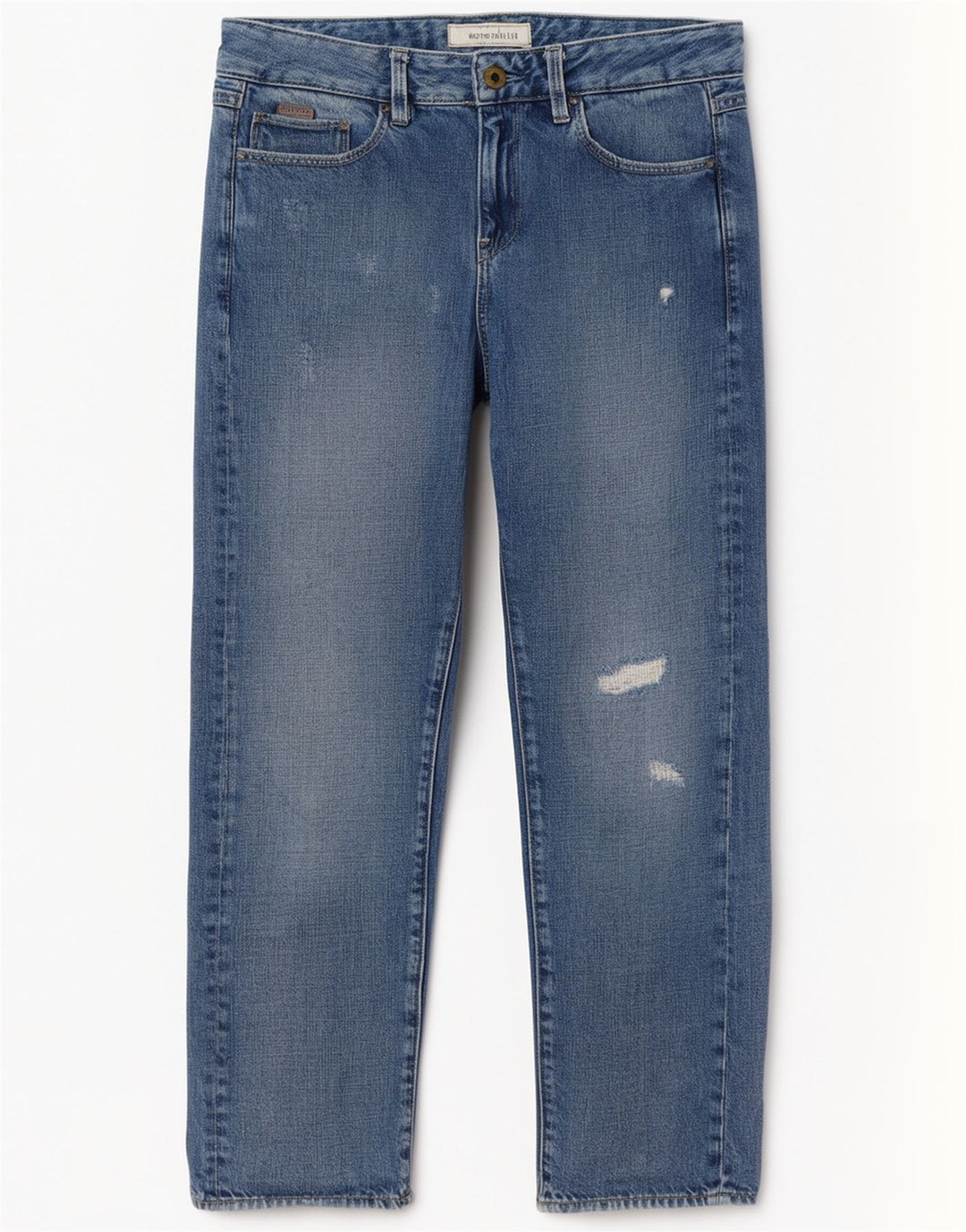 Vaqueros rectos desgastados para mujer G-Star W24 L30 Algodón azul