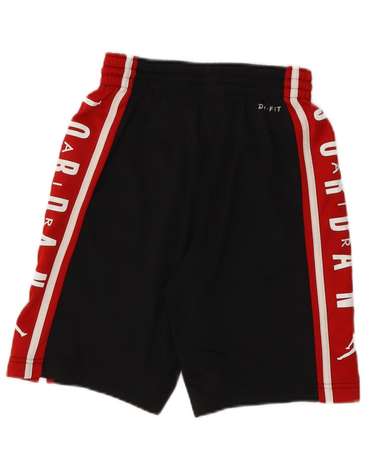 Jordan Shorts deportivos gráficos para niños 10-11 años Mediano Negro Colorblock