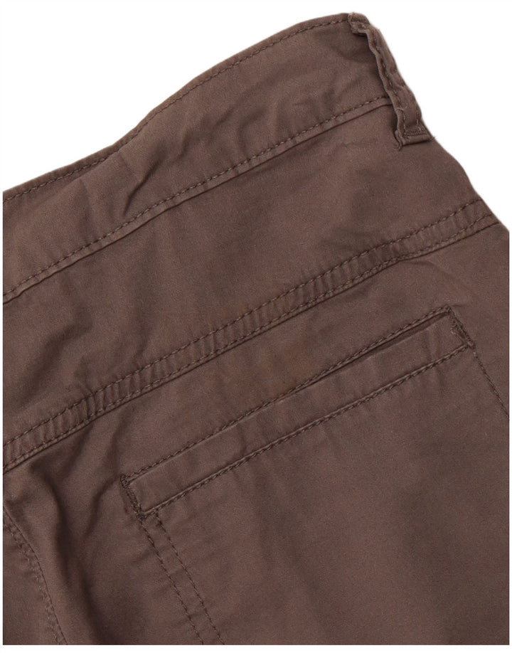 LEE Pantalones cortos cargo de talle medio para mujer US 8 mediano W32 algodón gris