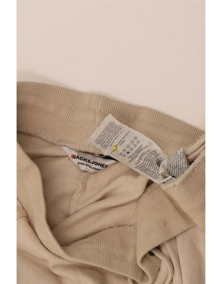 Jack & Jones Hombre Shorts Deportivos Small Algodón Beige