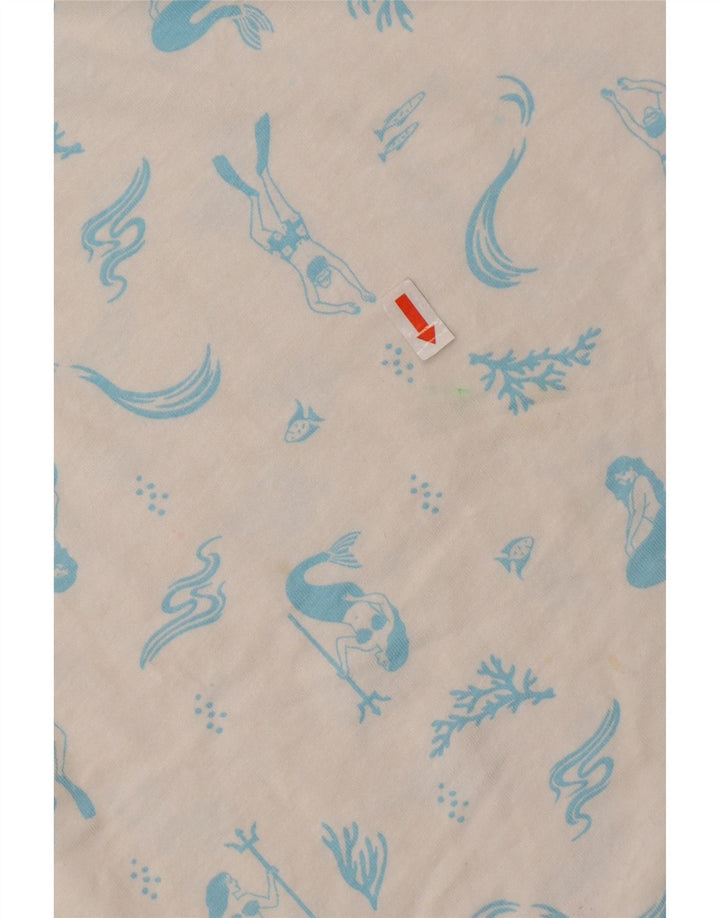 HURLEY Camiseta gráfica para hombre Top Medium White Cotton