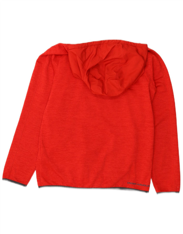 UNDER ARMOUR Jersey con capucha para niño 13-14 años XL Rojo Poliéster