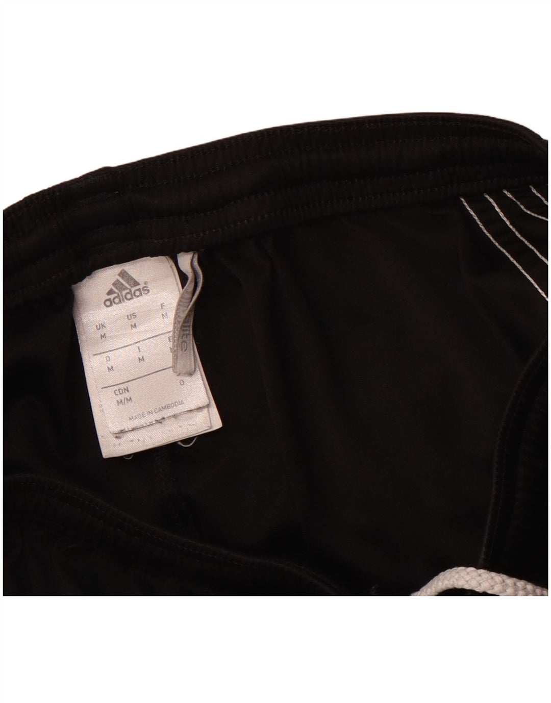 ADIDAS Hombres Climalite Sport Shorts Medio Negro Colorblock Poliéster