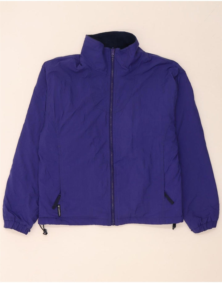 Columbia Chaqueta Reversible Extragrande para Mujer UK 44 Verde Medio Colorblock