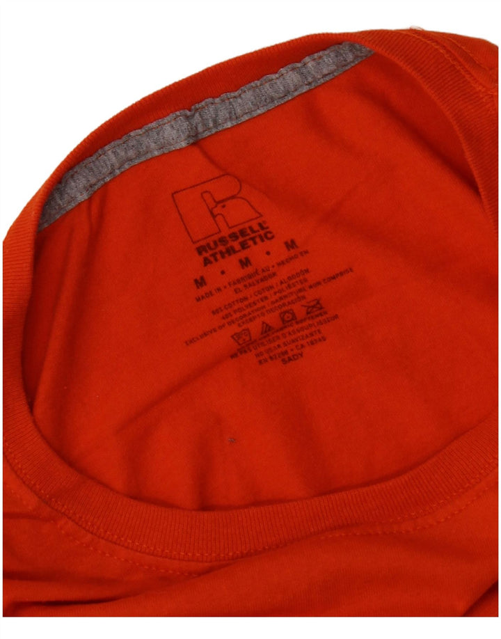 Russell Athletic - Camiseta para hombre, color naranja medio, algodón