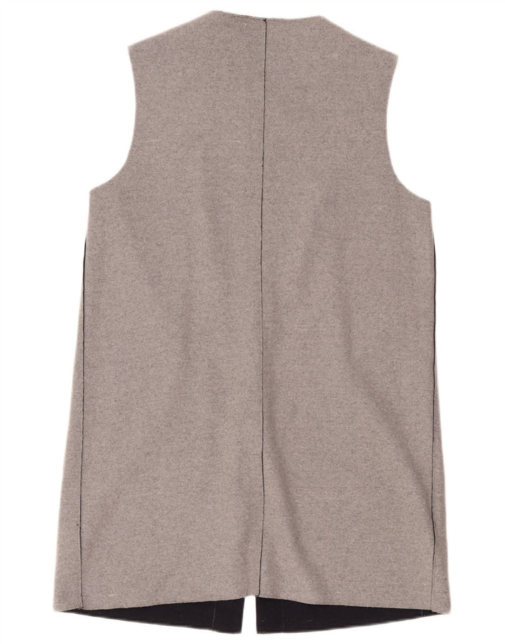 Marks & Spencer Suéter tipo cárdigan largo para mujer UK 44 Gris medio