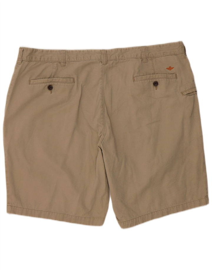 DOCKERS Pantalones cortos cargo para hombre W42 2XL Algodón beige
