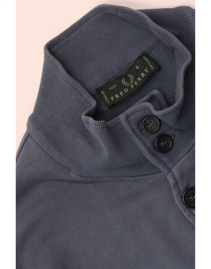 Fred Perry Chaqueta De Chándal Para Hombre Azul Grande