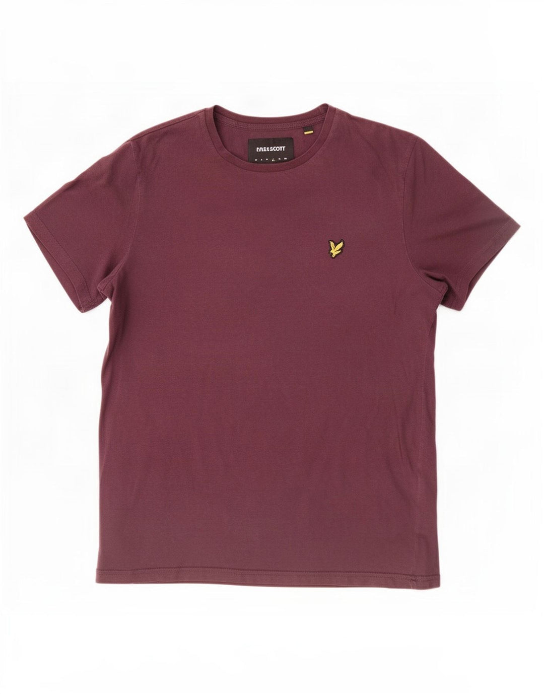 Lyle & Scott Camiseta para hombre Top Large Granate Algodón