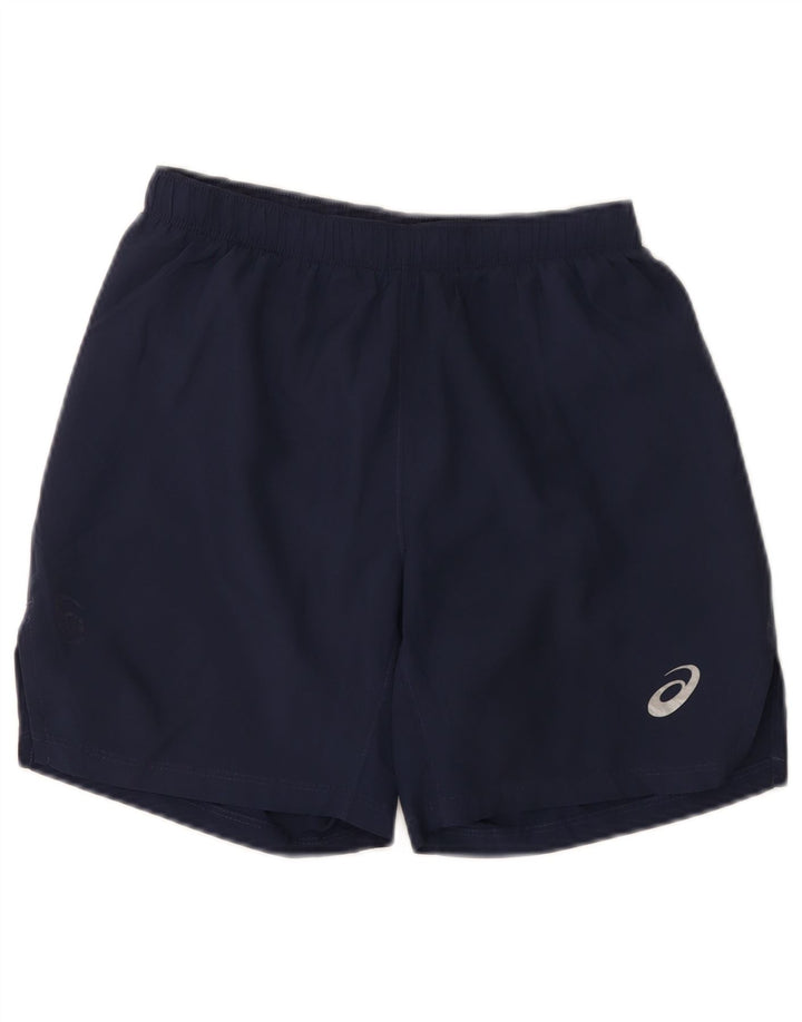 Pantalones cortos deportivos Asics para hombre XS Azul marino Poliéster