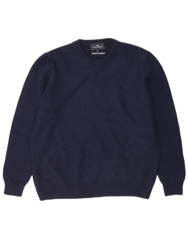 Marks & Spencer Suéter tipo jersey con cuello redondo en azul Harbor para hombre Azul marino mediano