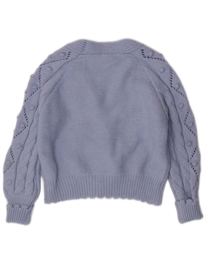 Lumina - Cárdigan para mujer, talla 40, talla grande, poliamida azul