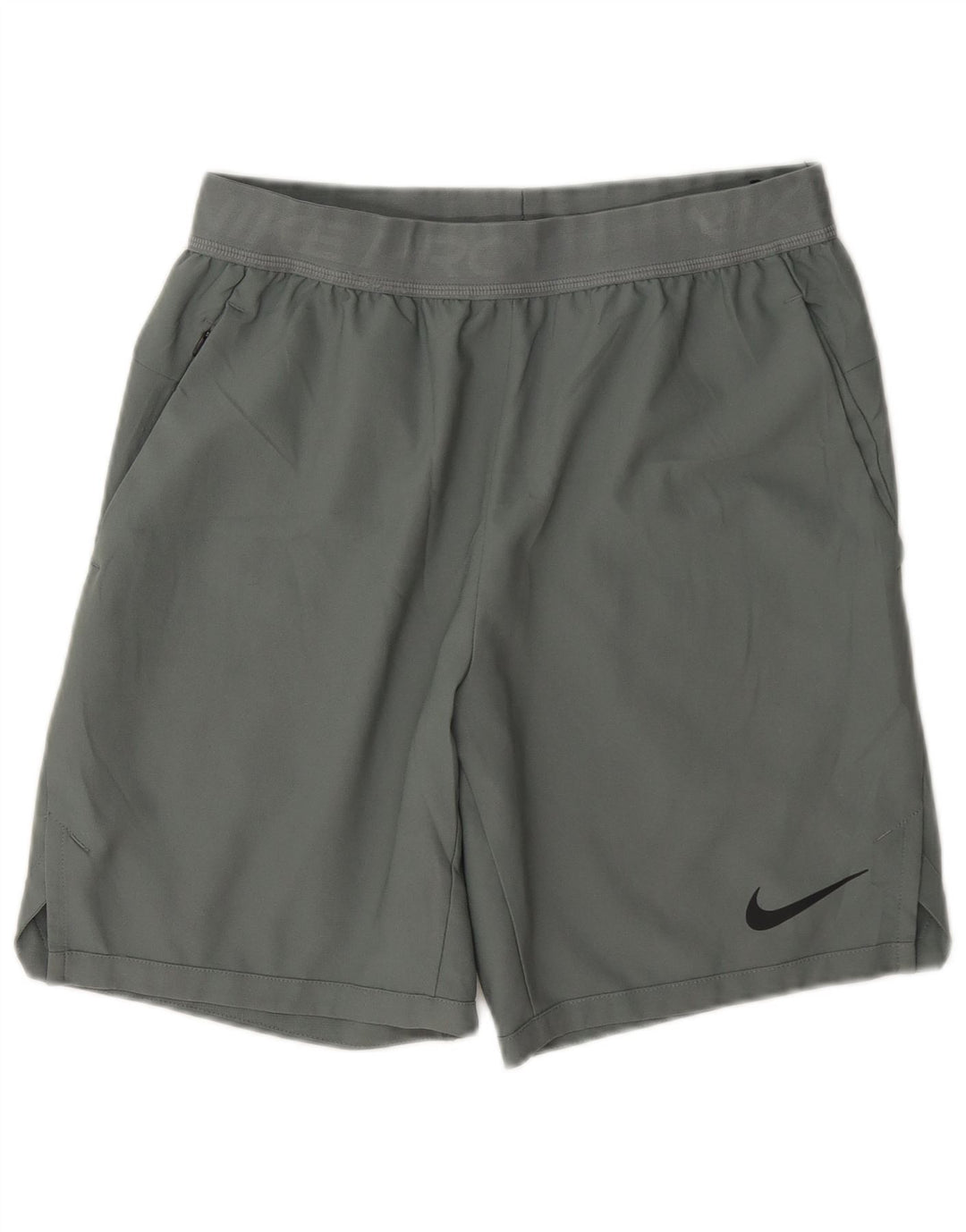 Nike Dri Fit Graphic Standard - Pantalones cortos deportivos para hombre (poliéster), color gris