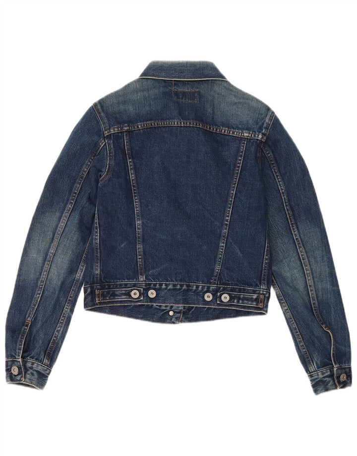 Replay Chaqueta vaquera corta para mujer UK 40 Algodón azul medio