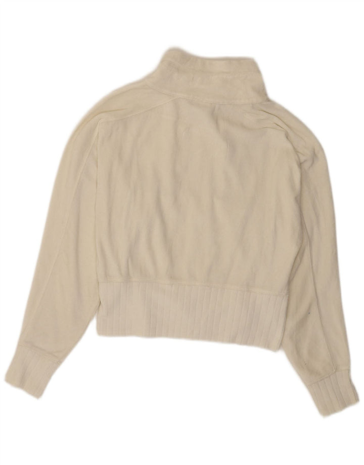 CHAMPION Chaqueta de chándal corta para mujer UK 10 Small Off White