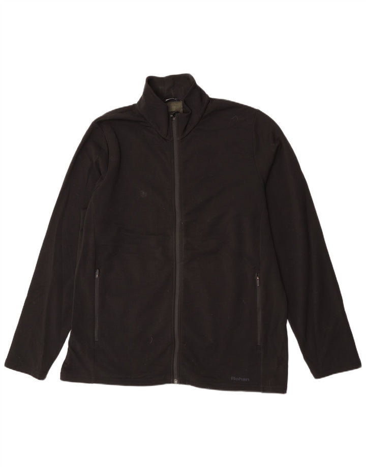 Rohan Chaqueta polar para hombre UK 42 XL Poliéster negro