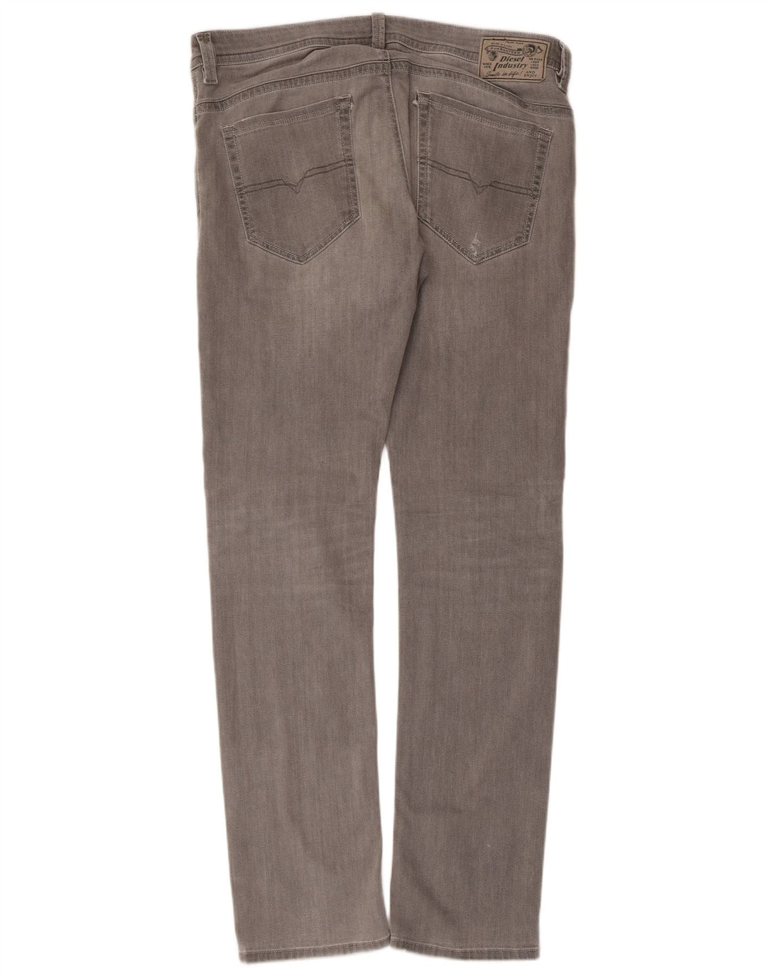 DIESEL Mujer Thavar Slim Skinny Jeans W34 L32 Algodón Gris