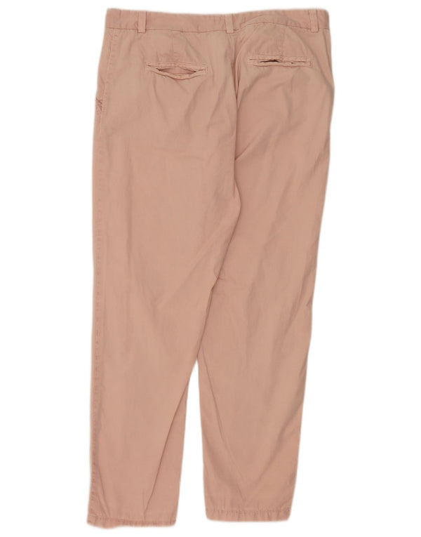 Marks & Spencer Pantalones Chinos Rectos para Mujer UK 40 Large W34 L28 Rosa