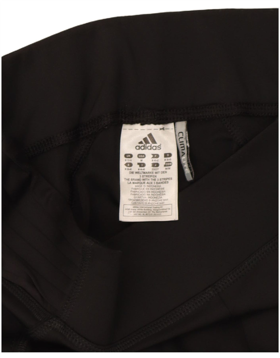 Adidas Pantalones de Chándal para Mujer UK 12/14 Mediano Negro Poliéster