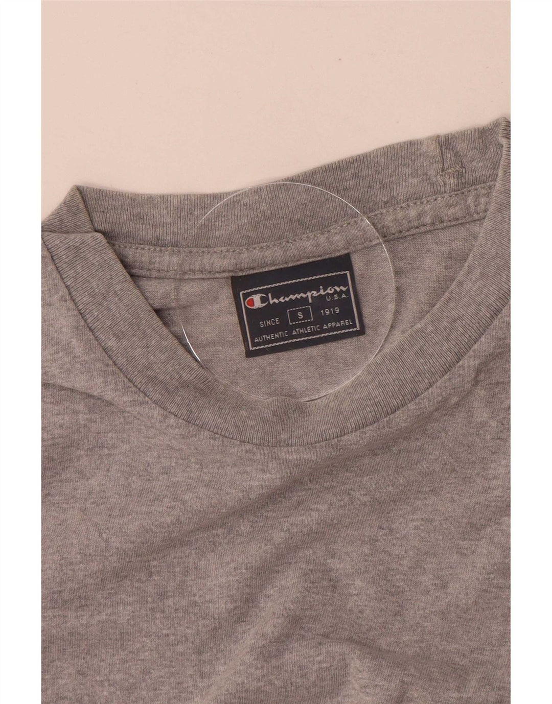 Champion Camiseta Gráfica para Hombre Top Small Gris Algodón