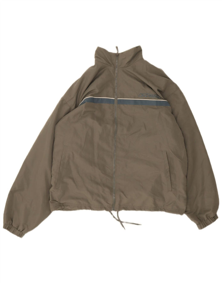 Reebok Hombre Chándal Top Jacket Poliéster Color Block Verde Medio